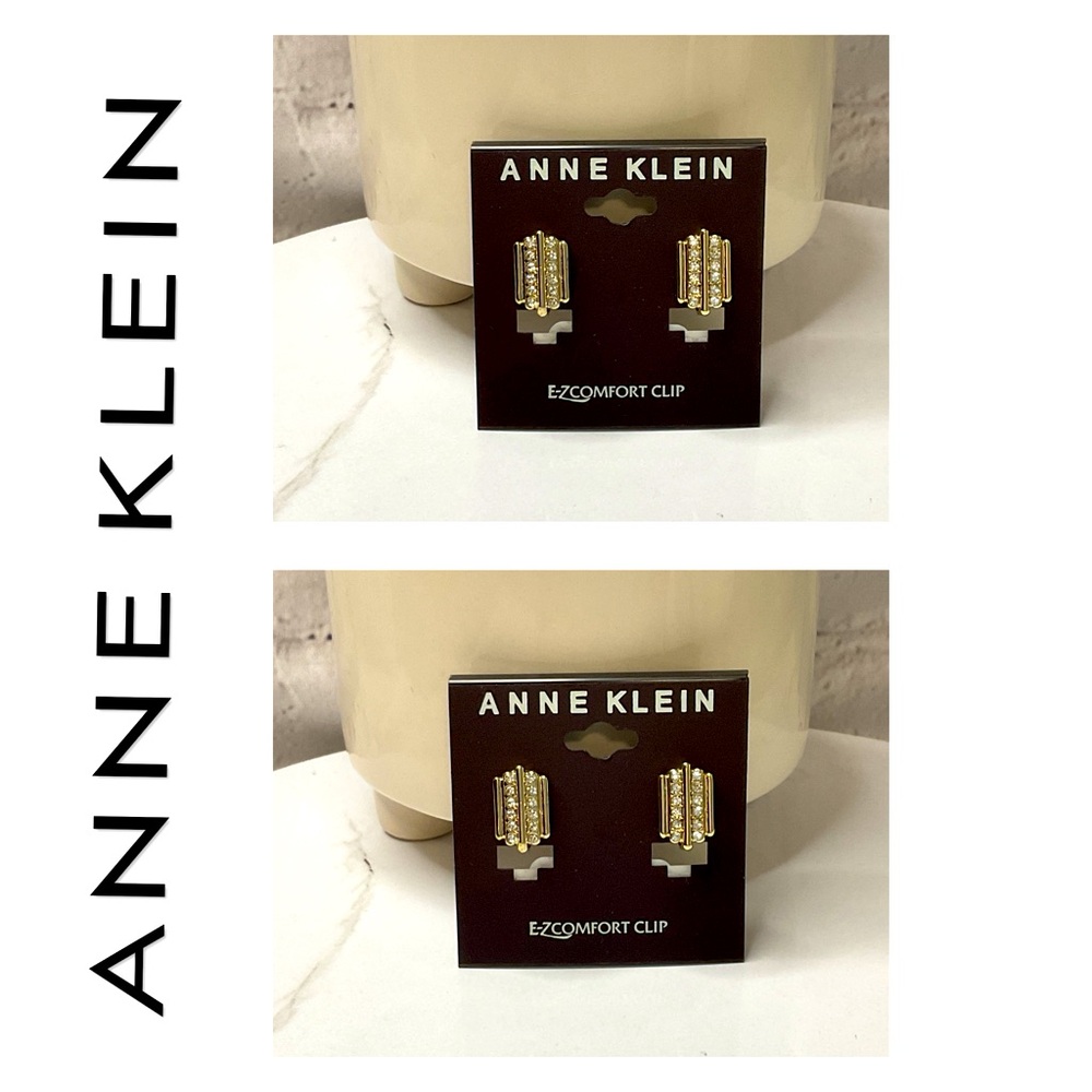 🐘🐘 Anne Klein E-Z Comfort Clip On Earrings